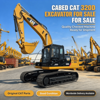 Excavatrice sur chenilles d'occasion CAT 320D2, 20 tonnes, excavatrice hydraulique Caterpillar d'origine à vendre