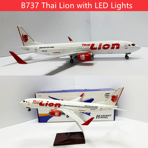 ราคาขายส่ง ของขวัญสุดฮิต วัสดุเรซิ่น สเกล 1:<span class=keywords><strong>200</strong></span> ขนาด 37 ซม. เครื่องบินโดยสาร B737 สายการบินไทย รุ่นจำลอง - Product Image 6