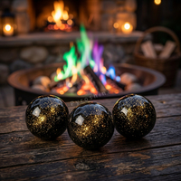 Boules de feu colorées, boules de feu changeantes de couleur pour feu de camp, brasero, camping en plein air et accessoires de randonnée