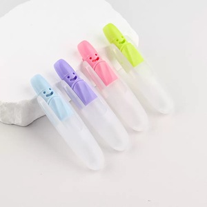 หลอดสูดดมทรงรีสีสันสดใสพร้อมฝาและไส้กรอง ตัวอย่างฟรี PP 2 มล. พกพาสะดวกสำหรับน้ำมันหอมระเหย พิมพ์ลายซิลค์สกรีนตามสั่ง - Product Image 2