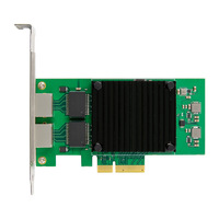 Tarjeta de Red Interna para Servidor ST7255 PCIe X4 I210-T2 de Doble Puerto 1000BASE-T Gigabit, Disponible para Sistemas de Cámaras Industriales