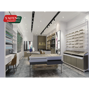 Exhibidor <span class=keywords><strong>de</strong></span> Gafas <span class=keywords><strong>de</strong></span> Lujo en Metal y Madera con Vidrio Templado para Centros Comerciales - Product Image 1