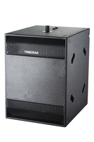 Subwoofer actif néodyme 18 pouces 1000W 2 canaux en alliage de titane étanche audio haute résolution portable système PA basses profondes