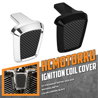 Cache de bobine d'allumage moto aspect fibre de carbone, remplacement pour Harley Softail 2018-2026 Breakout Fat Boy Low Rider Slim Street