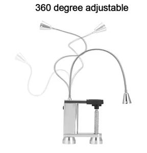360 degrés Flexible col de cygne BBQ lumières météo aluminium 12 LED Super lumineux <span class=keywords><strong>Barbecue</strong></span> Grill lumière avec aimant - Product Image 4
