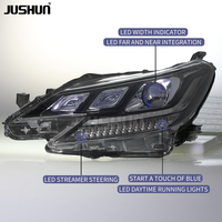 JUSHUN para Toyota Reiz Mark X 2013-2017, Faros Delanteros DRL, Venta al por Mayor de Fábrica, Faros de Alta Luminosidad