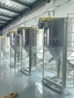 Mélangeur vertical automatique d'agitateur de machine de mélangeur de 500kg pour la matière plastique