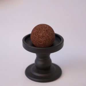 Boule de roches volcaniques diffuseur avec bougeoir - Product Image 1