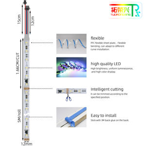DMX512 ระบบควบคุมไฟแบบสองสัญญาณ ปรับแต่งได้ ตั้งค่าจุดหยุดได้ ควบคุมผ่าน Wi-Fi ระยะไกล รองรับ RGBW กันน้ำระดับ IP67 แรงดันไฟฟ้า 24V สำหรับตกแต่งภูมิทัศน์ - Product Image 5