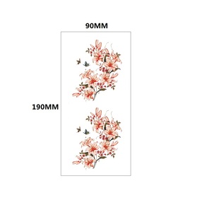Flor colorida Rose Lotus DIY medio <span class=keywords><strong>brazo</strong></span> niña <span class=keywords><strong>mujer</strong></span> impermeable tatuaje temporal pegatina - Product Image 5