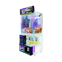 Machine à griffes intelligente à deux niveaux pour poupées, avec joysticks de contrôle supérieur et inférieur, pour centres de jeux d'arcade à fort trafic