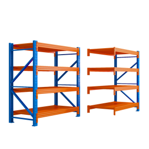 Étagère de stockage en acier sans boulons, réglable et légère, pour entrepôt, supermarché et atelier - Product Image 5