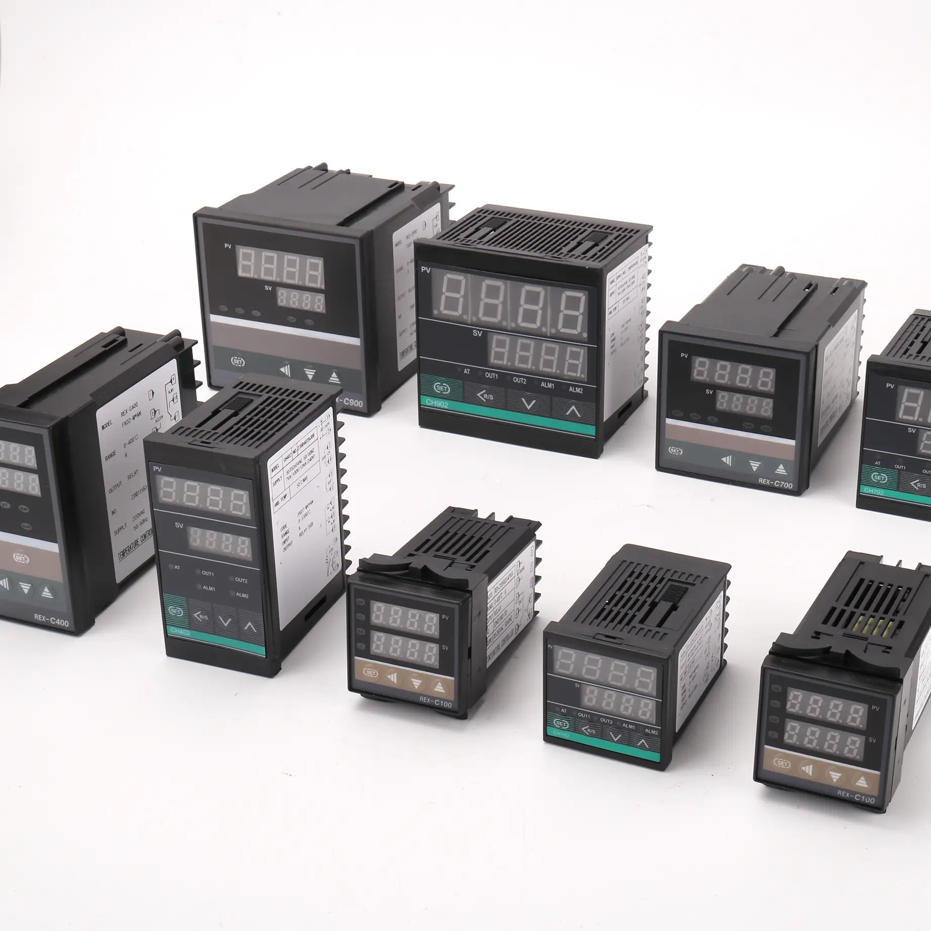REX-C900 Régulateur de température industriel de haute qualité Lcd 220VAC Type K contrôleur de température intelligent à affichage numérique