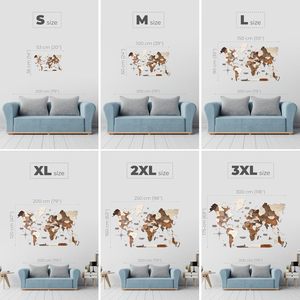 Grande carte du monde en bois 3D à suspendre avec épingles – Décoration murale de voyage – Idée cadeau de pendaison de crémaillère - Product Image 6