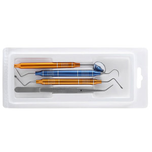Kit d'examen dentaire de qualité supérieure en gros – Instruments dentaires en acier inoxydable pour dentistes et étudiants, pinces et kit d'hygiène buccale manuel - Product Image 4
