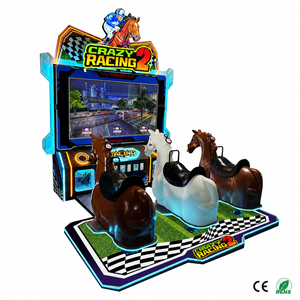 Simulatore di Corse di Cavalli per 3 Giocatori, Macchina da Gioco Molto Richiesta |   Gioco a Gettoni Crazy Racing 2 da 75 Pollici - Product Image 1