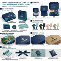 Bolsas de Papel Reciclado Ecológicas con Asas de Cuerda Rosa, Cajas de Envío, Impresión Dorada en Caliente, Diseño de Logotipos Personalizados HONPAK