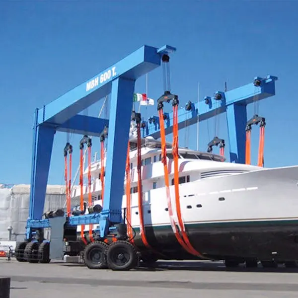 Di động thuyền hoist 200 tấn Marine thuyền du thuyền du lịch Lift Crane để bán