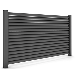 Panneau d'écran de clôture à persiennes en aluminium Clôture horizontale en aluminium de confidentialité - Product Image 4