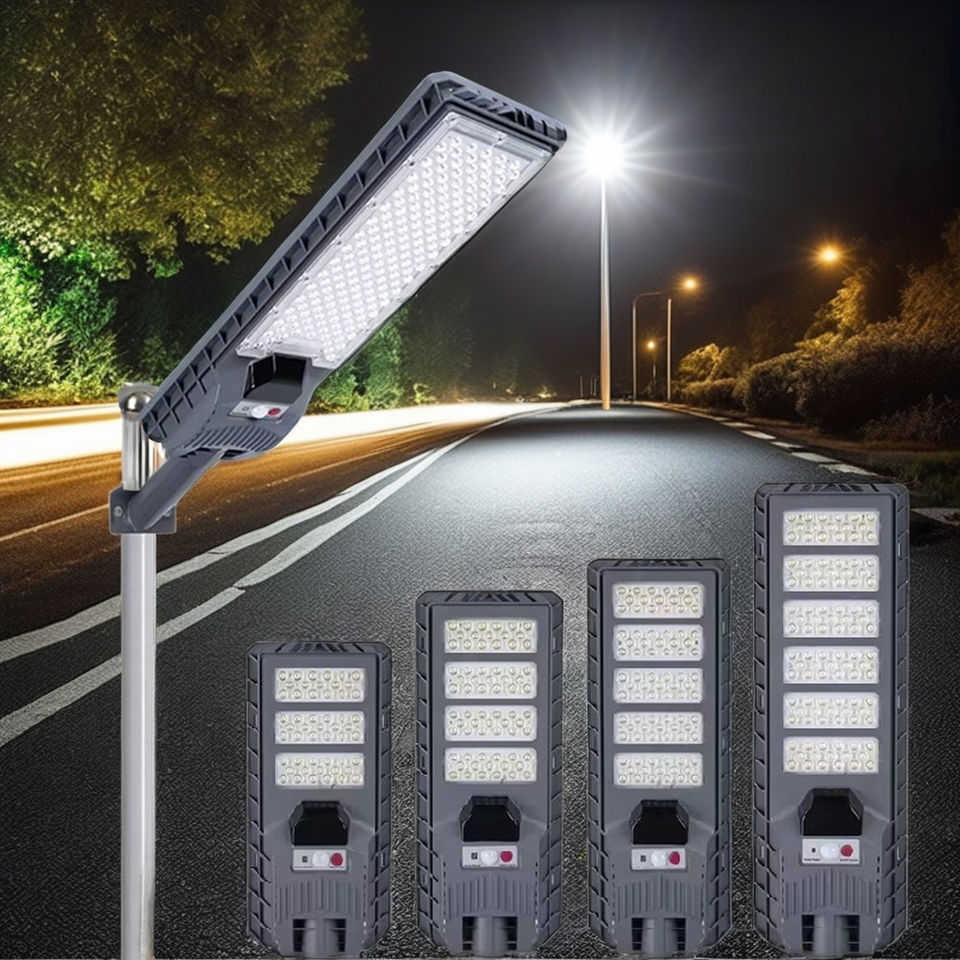 Fast Shipping High Lumen Energy Saving Ip65 Waterproof Plastic Outdoor Solar Power Street Lighting Led Lamps