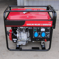 Générateur d'essence monophasé 10 kW 50 Hz avec démarrage électrique par lanceur, portable, pour alimentation de secours domestique et protection contre les surcharges
