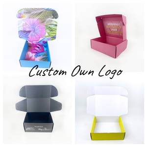 Cajas de suscripción mensuales personalizadas con logotipo, materiales reciclados, diseño en relieve, papel ecológico, embalaje de envío - Product Image 2