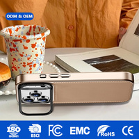 Étui de luxe en cuir magnétique avec support d'appareil photo escamotable pour iPhone 15 16 17 18 Pro Max – ODM/OEM disponible