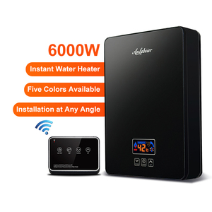 เครื่องทำน้ำอุ่นไฟฟ้าขนาดเล็ก 220-240V 3000-6000W ให้ความร้อนเร็ว ปรับแต่งโลโก้ได้ ติดผนัง IPX4 สำหรับโรงแรม โรงเรียน - Product Image 1