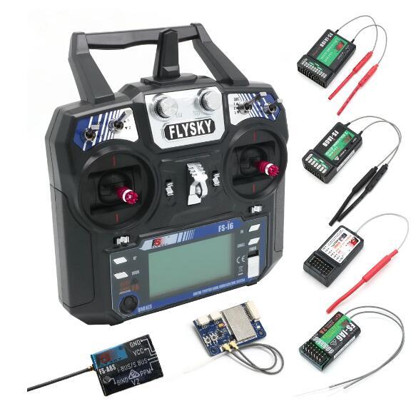 Flysky I6 Remote Control FS-I6 2.4G 6CH Transmitter Controller FS-IA6 IA6B Receiver with Simulator for RC Helicopter FPV Drones