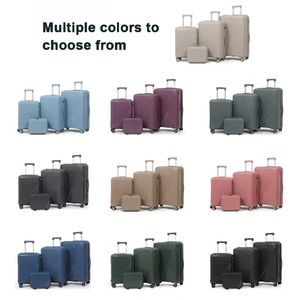 Factory Price Wholesale Elegant Modern PP Trolley Luggage Sets Zipper Lock Light-weighted Durable <strong>Suitcase</strong> With Silent Wheels - Product Image 3