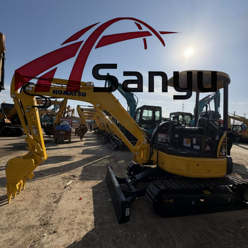Japan Original PC35MR Excavator Used Komatsu 3.5 Tons Crawler Excavator ...