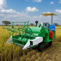 Moissonneuse-batteuse manuelle compacte Wubota haute productivité pour riz