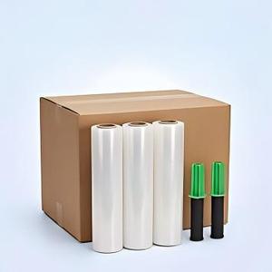 Huamaohengchun HDPE Rollo de Plástico Liso de 15 Pulgadas x 1000 pies, Calibre 70, para Mudanzas, Embalaje, Envío, Protección de Palés y Muebles - Product Image 3