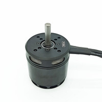 Motor DC Brushless Dual Hub 6355 Bearing Dustproof 500W 36V 48V untuk Skuter, Efisiensi Tinggi IE4 Balanced