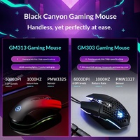 Clavier mécanique filaire HEXGEARS GK715 87/104 touches avec souris, interrupteurs Kailh, touches RGB ABS, combo gaming/PC/bureau 1000Hz