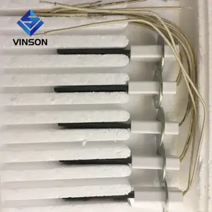 Si3N4 silicon nitride heating element ceramic black color ignitor rod heater for wood pellet boiler with bracket