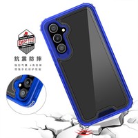 Accessoires pour téléphone, protection contre les chutes à 360°, coque blindée 3 en 1 pour Samsung Galaxy A14 A15 A16 A55 A56 A17 A03S, coque transparente pour téléphones
