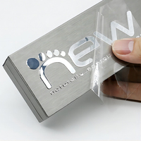Autocollant de transfert UV personnalisé, logo 3D, autocollants métalliques en relief électroformés, autocollants de transfert en métal doré