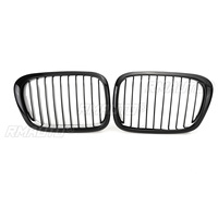 Grilles de course noires M5 E39 2 pièces grille de calandre de pare-chocs avant de voiture pour BMW E39 série 5 525i 528i 530i 535i 540i M5 1997-2003