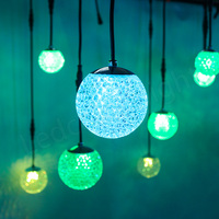Noël rvb décoratif Led pixel mapping ball acrylique goutte sphère éclairage