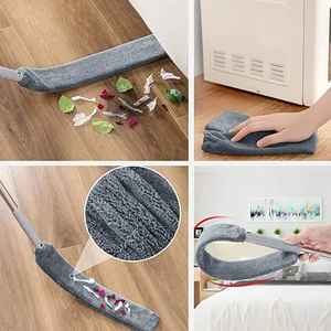 Juego de 4 plumeros de acero inoxidable con mango extensible y desmontable para limpiar ventiladores de techo - Product Image 4