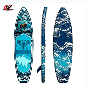 Planche de surf gonflable CZFIT : résistante à l'usure, stable et facile à manipuler. Matériaux de haute qualité pouvant être personnalisés avec des motifs - Product Image 2