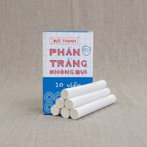Tiza Blanca de Alta Densidad, Libre de Polvo, de Larga Duración, Resistente a Roturas, Material Escolar, Comercio Internacional - Product Image 1