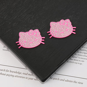 Kt DIYフラットバックアクセサリー電話ケースパッチウォーターカップチャーム工芸品装飾用HK Face - Product Image 2