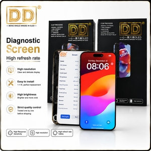 <span class=keywords><strong>Schermo</strong></span> OLED di ricambio DD Diagnostic per <span class=keywords><strong>iPhone</strong></span> 15 <span class=keywords><strong>Pro</strong></span> 16 <span class=keywords><strong>Pro</strong></span> 17 <span class=keywords><strong>Pro</strong></span> Max, display con frequenza di aggiornamento elevata a 120Hz, parti di riparazione per assemblaggio - Product Image 1