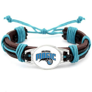 Pulsera de Baloncesto de Aleación de Moda Estadounidense de la NBAA, Accesorios de la Asociación Nacional de Baloncesto de Venta Rápida, Unisex para Uso Diario - Product Image 1