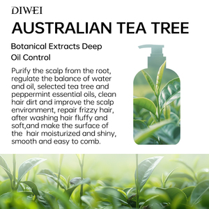 DIWEI Custom Private Label Cruelty-Free & pair <span class=keywords><strong>Shampoo</strong></span> Anti-perdita di capelli olio organico di <span class=keywords><strong>Argan</strong></span> e Tea Tree per capelli danneggiati - Product Image 5