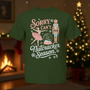 Lo siento, no puedo, camiseta con cita navideña de la temporada del Cascanueces - Product Image 3