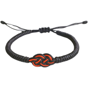 Nueva pulsera de cuerda roja con nudo Dorje chino, nudo Truelove tejido a mano, doble nudo de dinero, pulseras de pareja de amigos para la buena suerte - Product Image 2