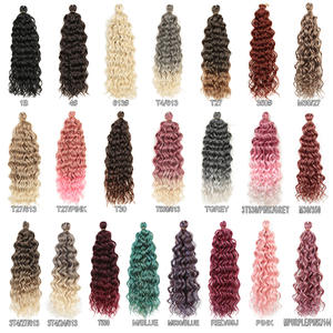 Extension de cheveux synthétiques pour tressage, avec boucles hawaïennes, de 18 pouces et 24 pouces - Product Image 1